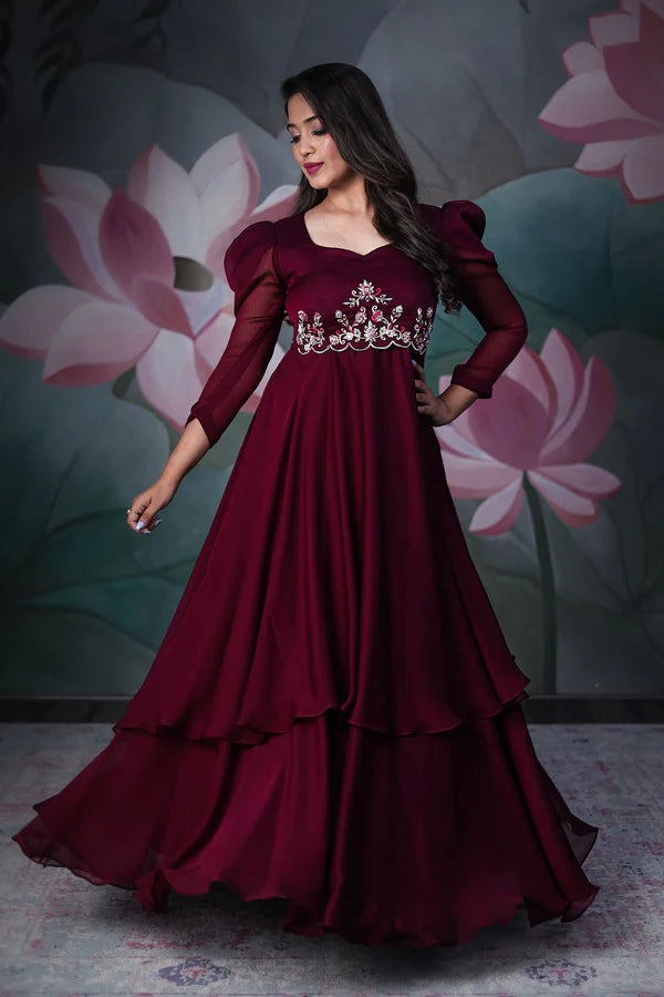 Boshon Chaheli Party Wear Gown Dress