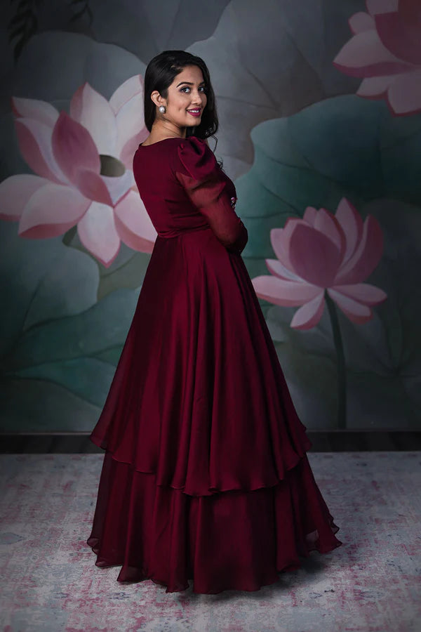 Boshon Chaheli Party Wear Gown Dress