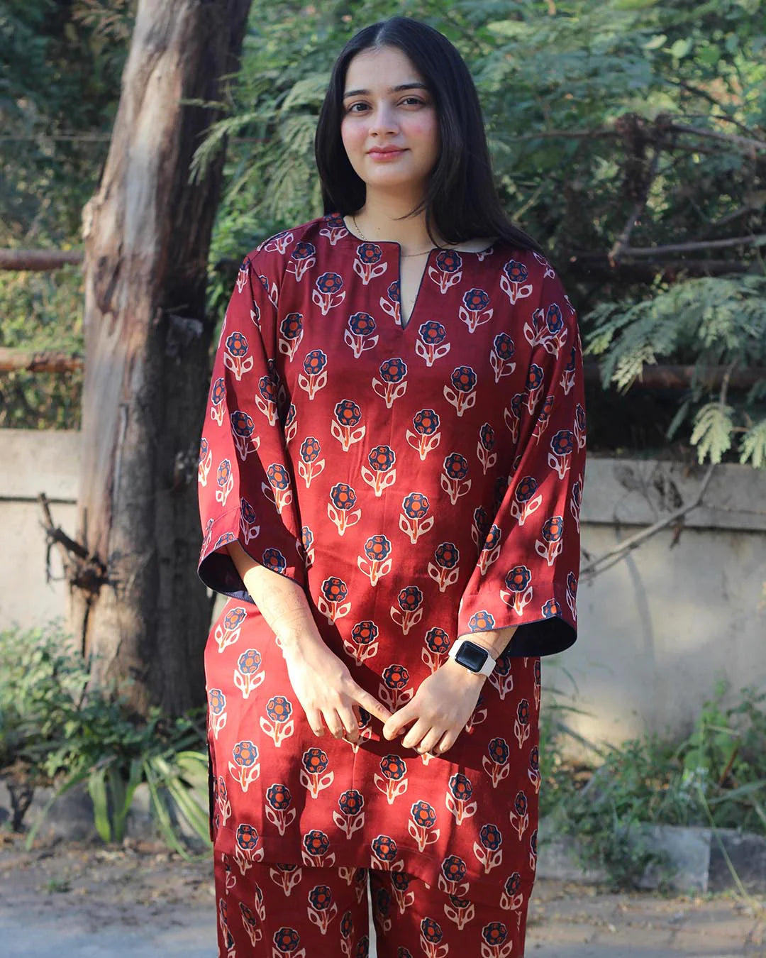 Ziya Co-ord Set – Skin Printed (2-Piece)