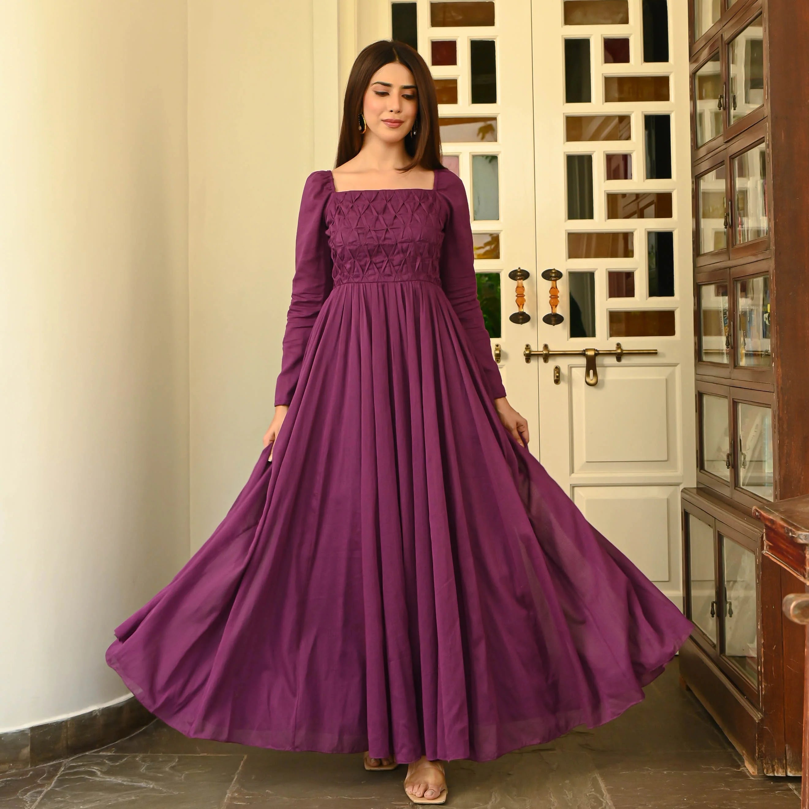 Rasberry Radiance Cotton Dress
