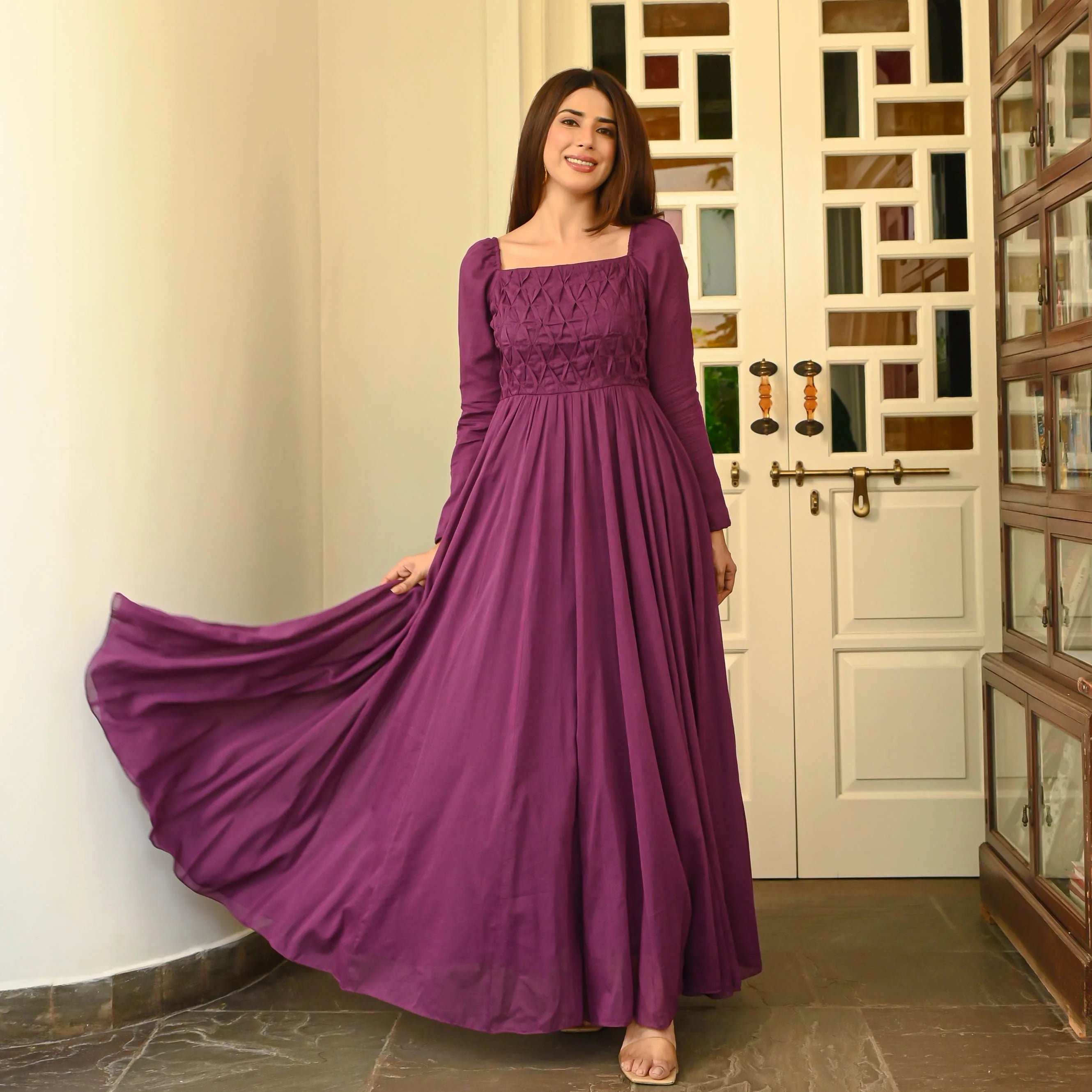 Rasberry Radiance Cotton Dress