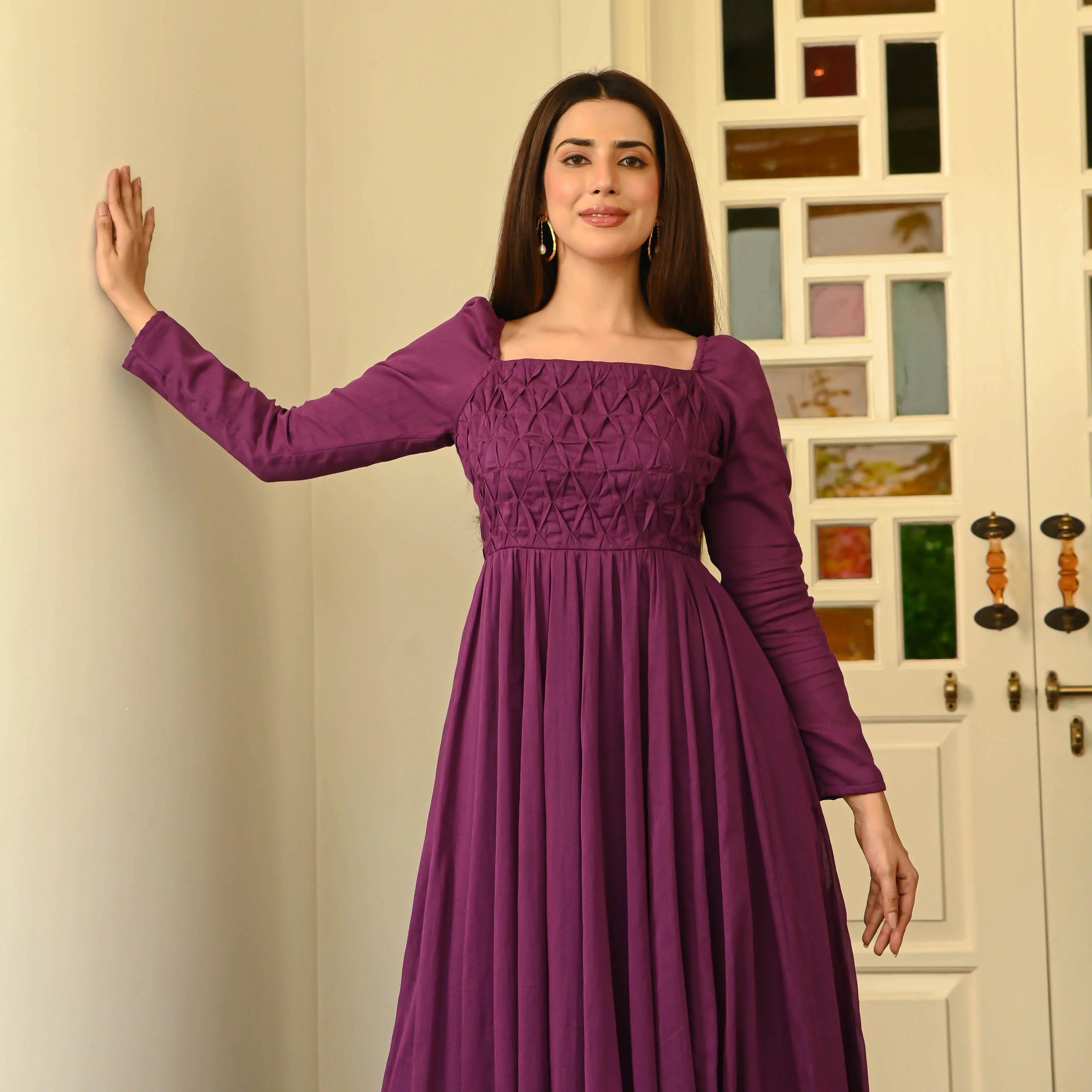 Rasberry Radiance Cotton Dress