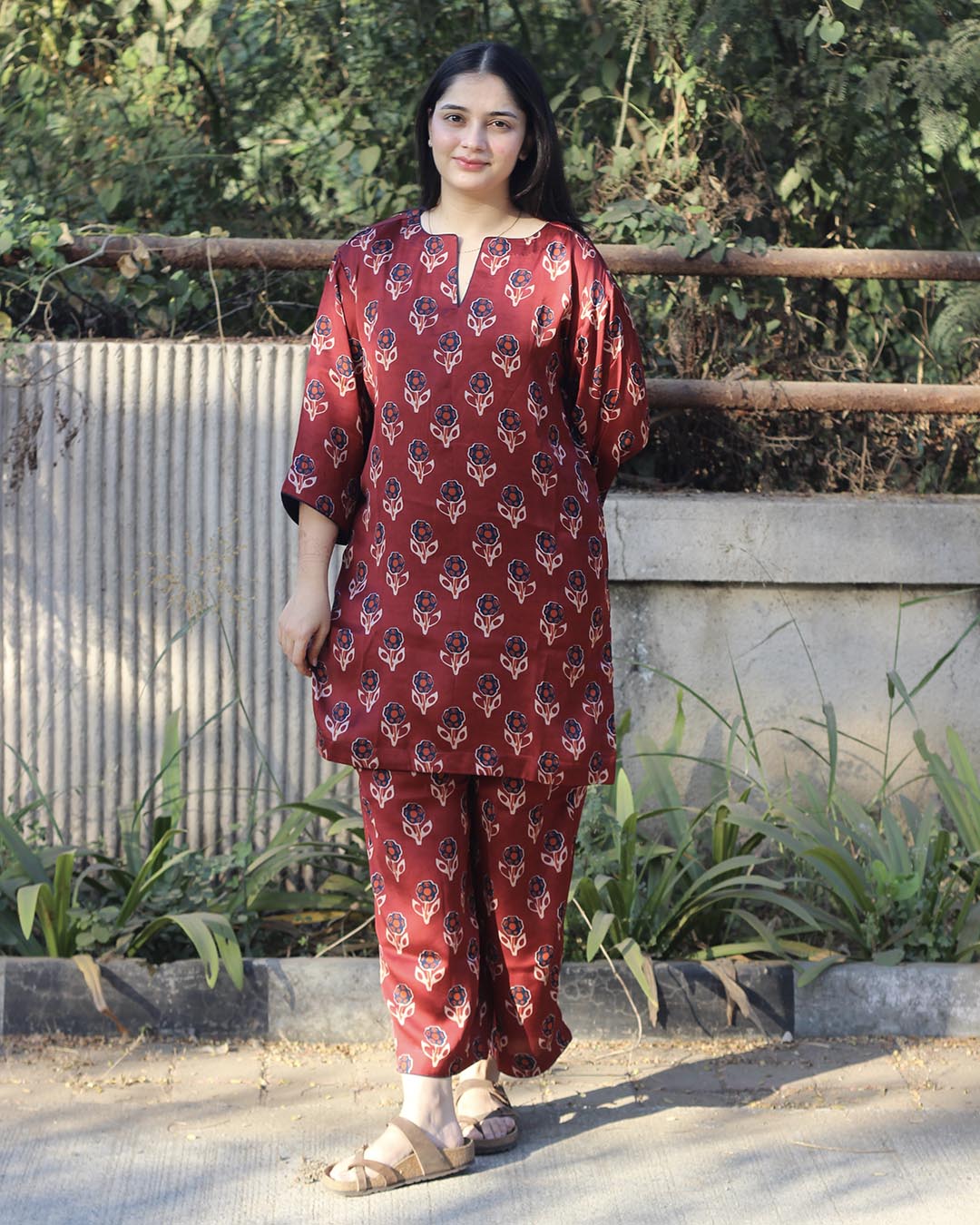 Ziya Co-ord Set – Skin Printed (2-Piece)