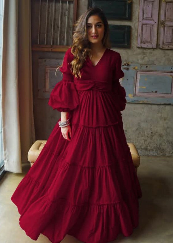 Boshon Amara Belt Maxi Cotton Dress