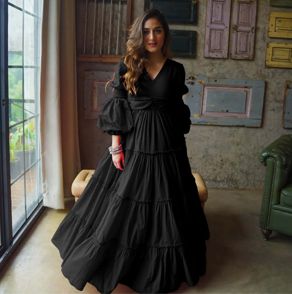 Boshon Amara Belt Maxi Cotton Dress